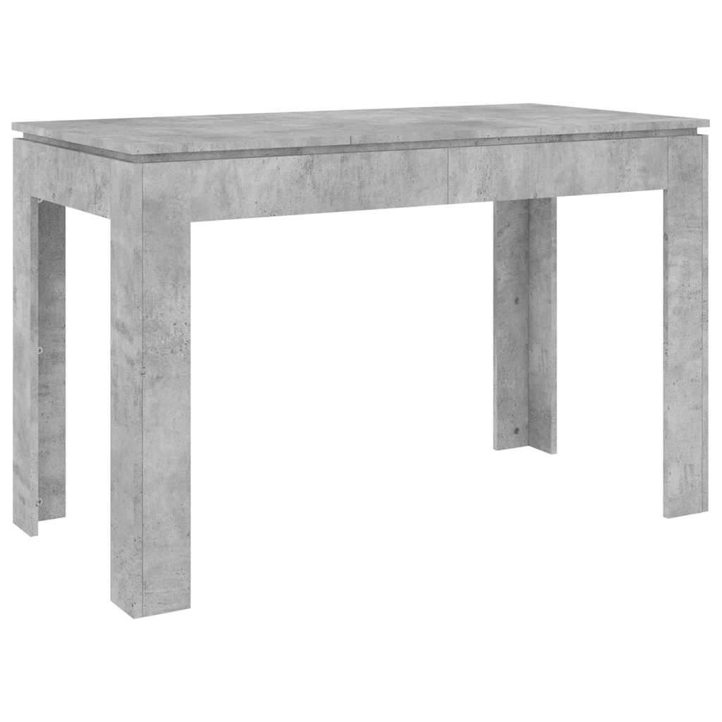 Table à manger Gris béton 120x60x76 cm Bois d'ingénierie - XIOS