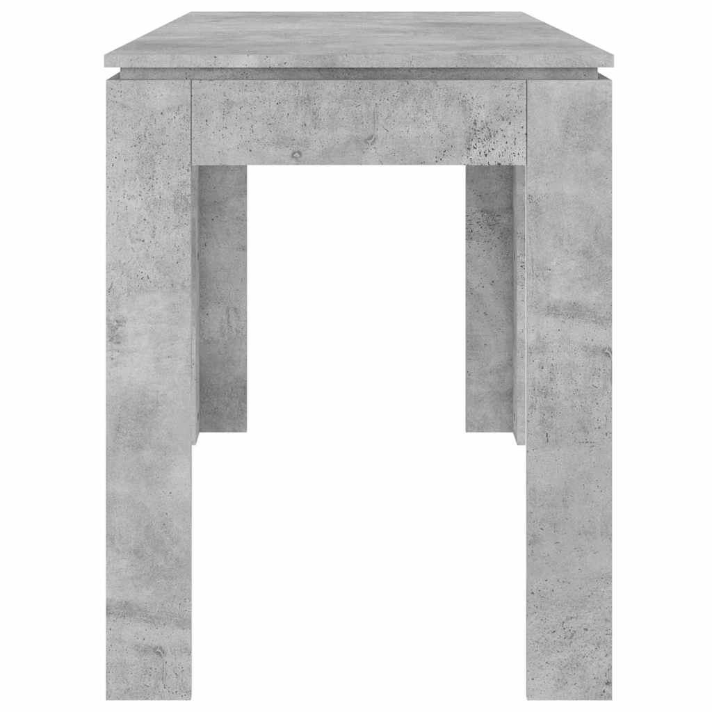 Table à manger Gris béton 120x60x76 cm Bois d'ingénierie - XIOS