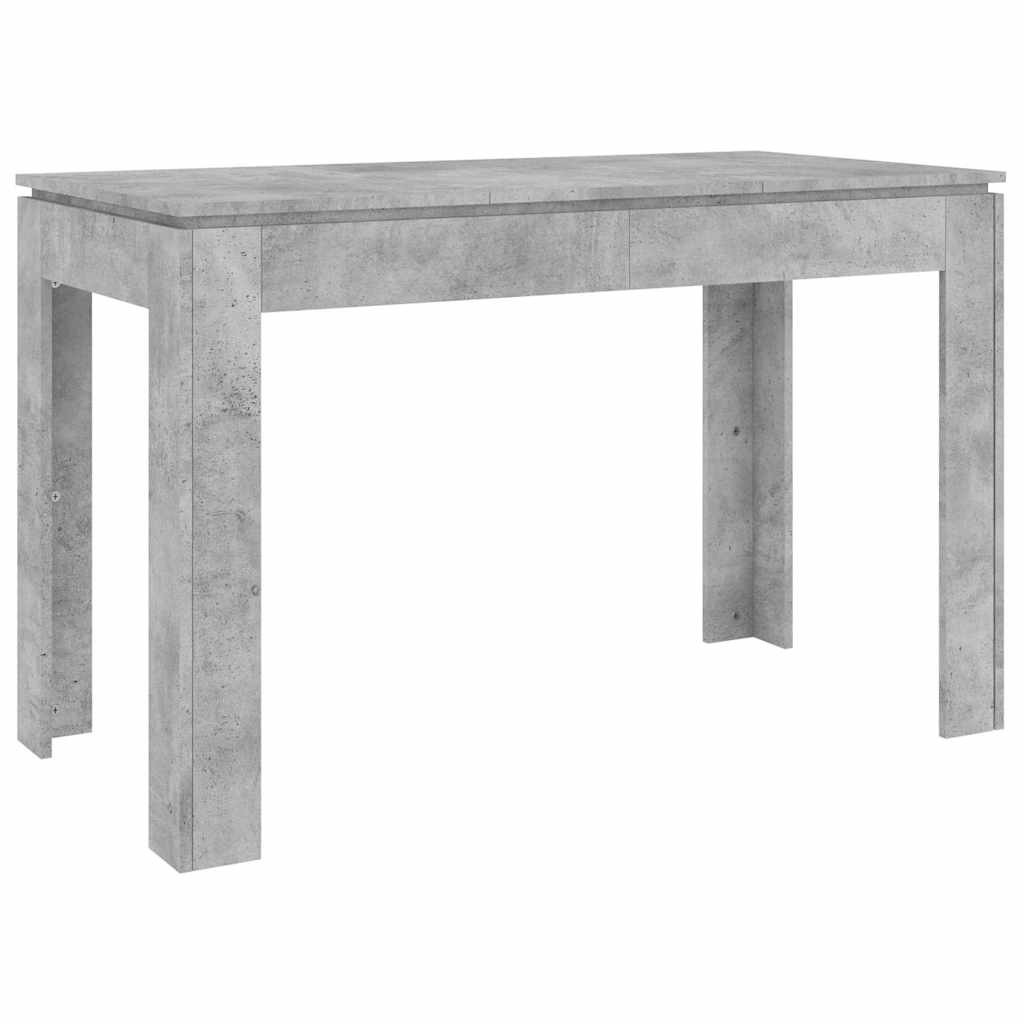 Table à manger Gris béton 120x60x76 cm Bois d'ingénierie - XIOS