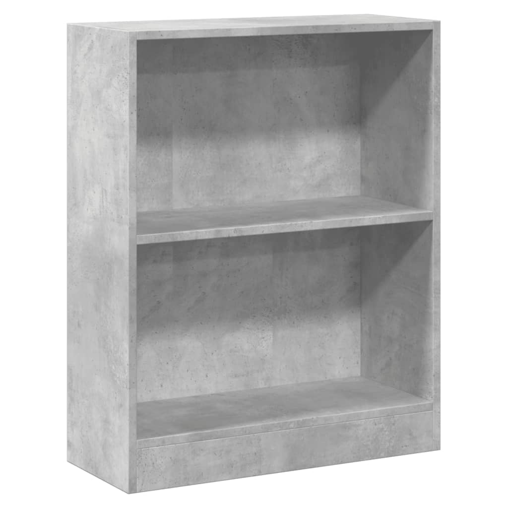 Bibliothèque Gris béton 60x24x76 cm Bois d'ingénierie - XIOS
