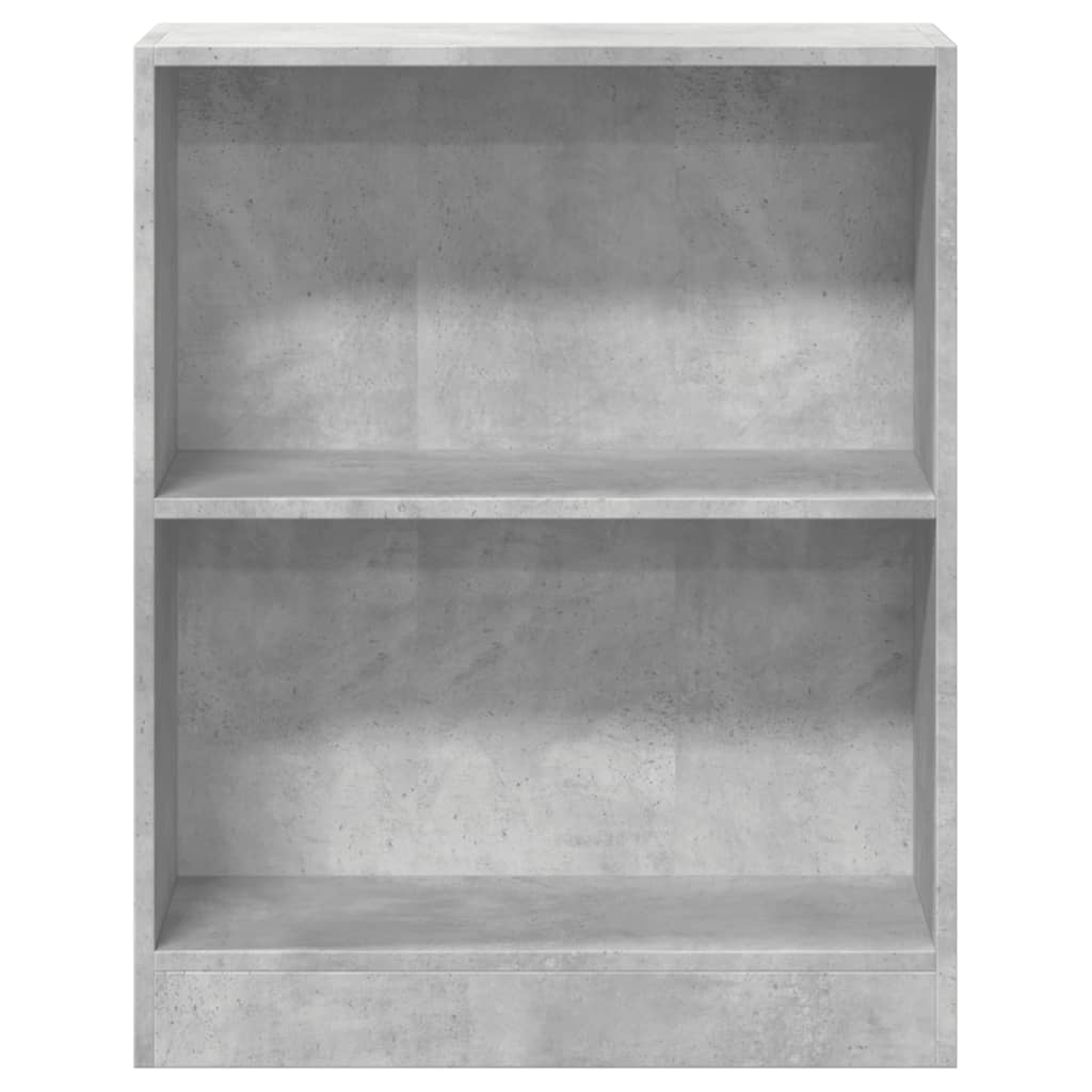 Bibliothèque Gris béton 60x24x76 cm Bois d'ingénierie - XIOS