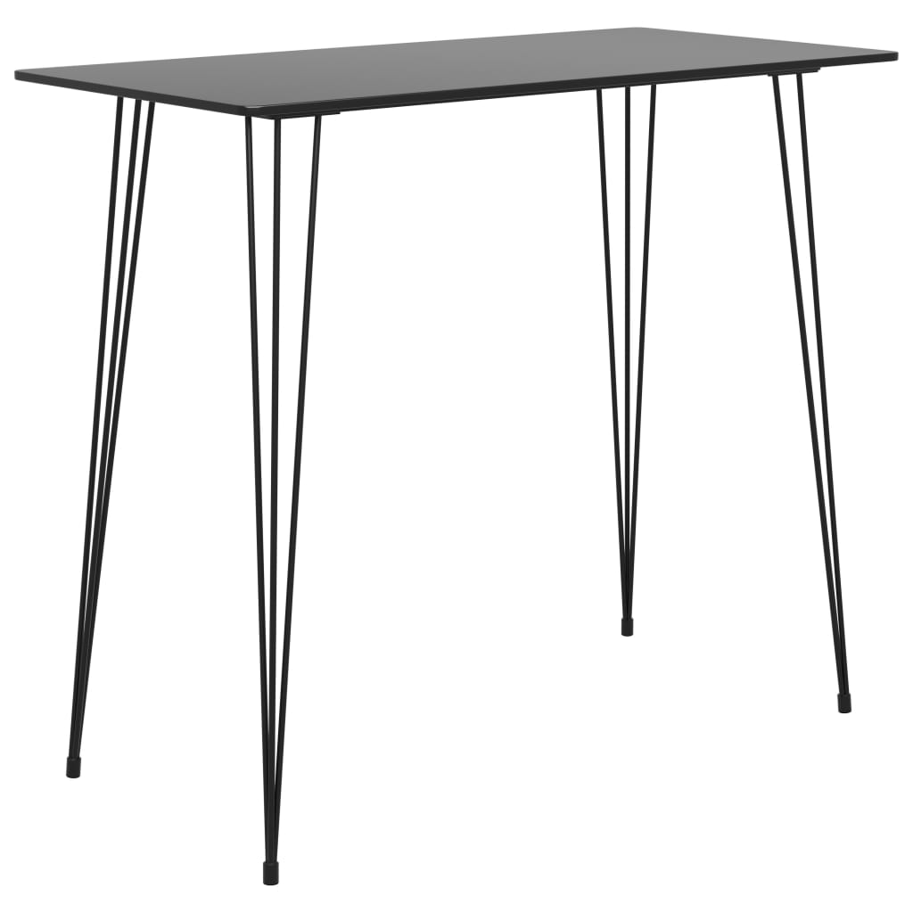 Table de bar Noir 120x60x105 cm - XIOS
