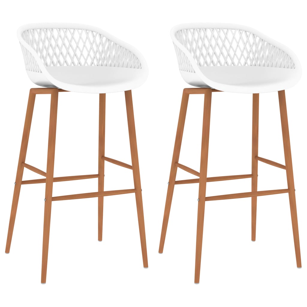 Chaises de bar lot de 2 blanc - XIOS