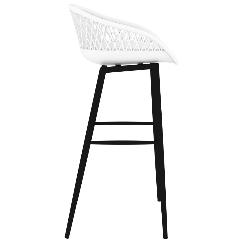 Chaises de bar lot de 4 blanc - XIOS