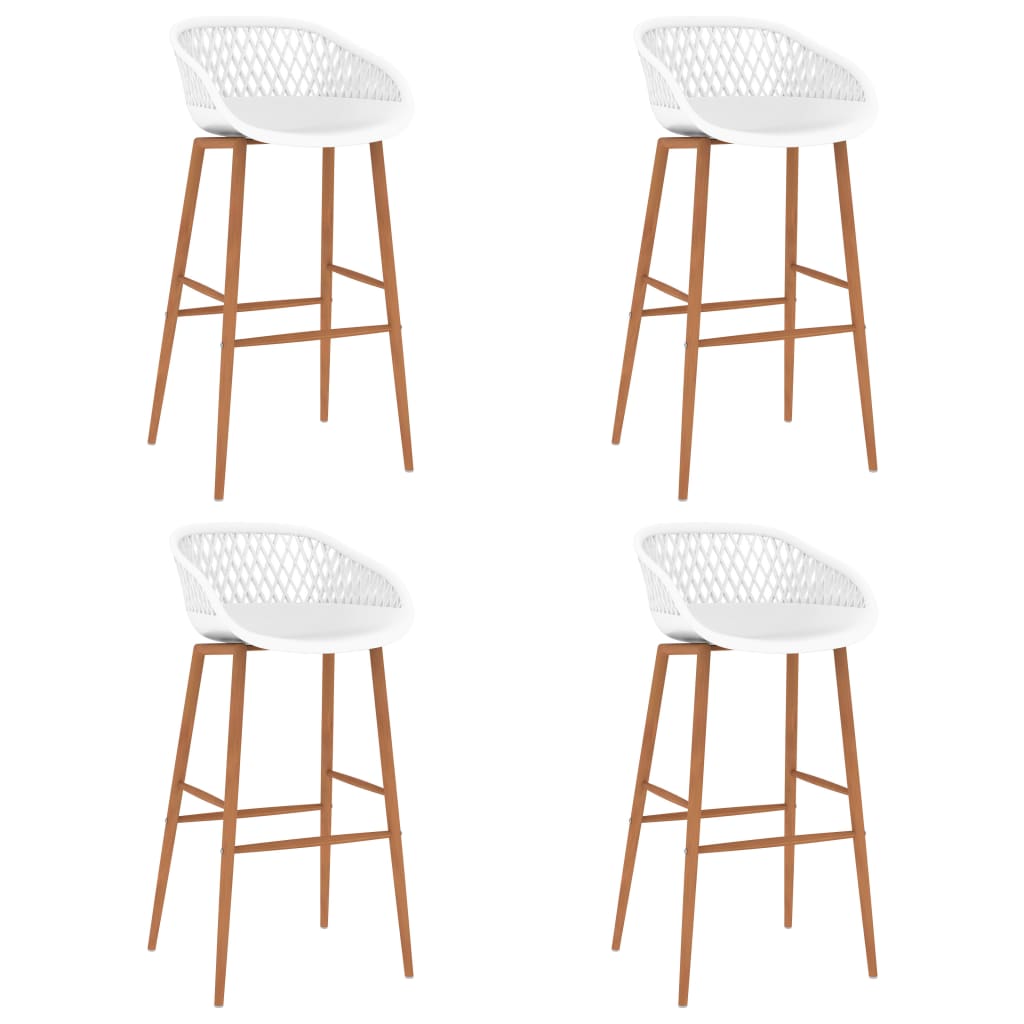 Tabourets de bar lot de 4 blanc - XIOS
