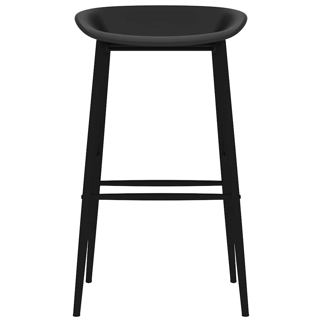 Chaises de bar lot de 4 noir - XIOS