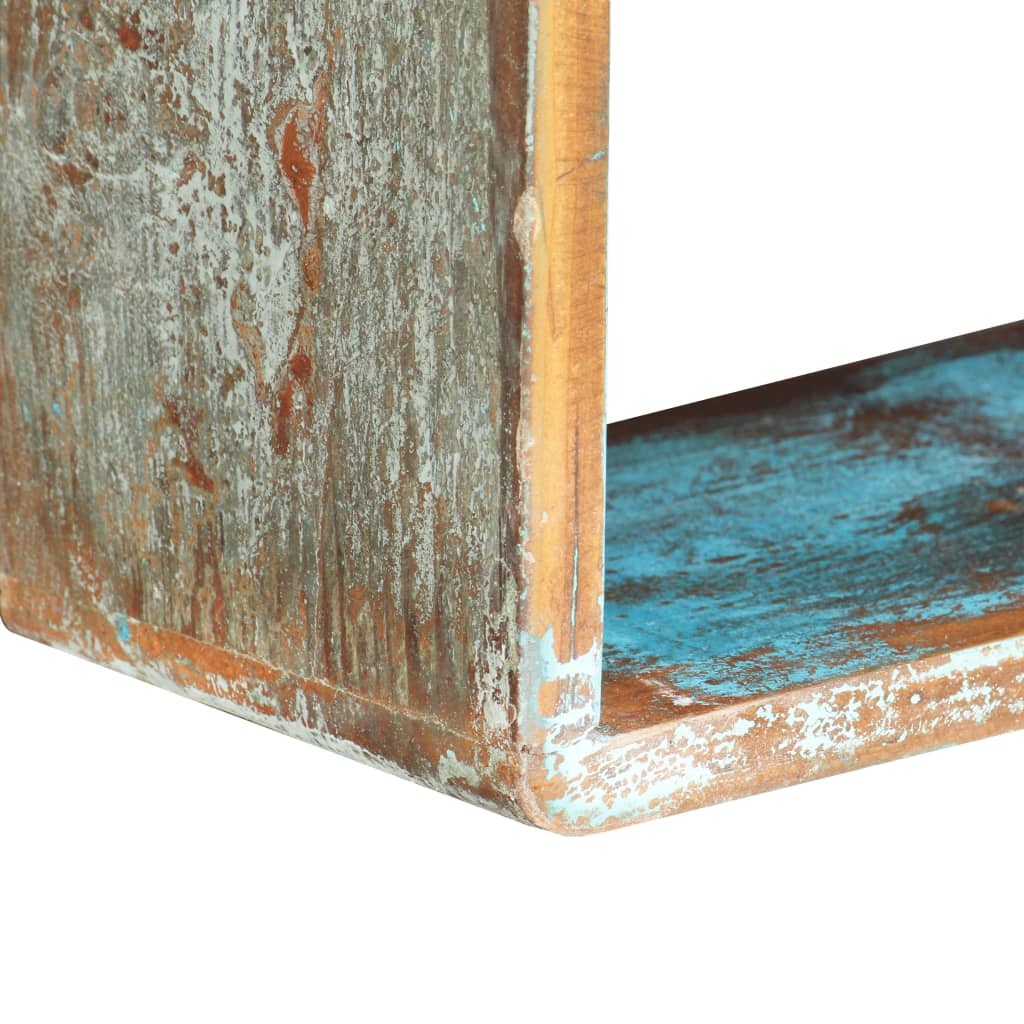 Ensemble d'étagère cube 3 pcs Bois solide de récupération - XIOS