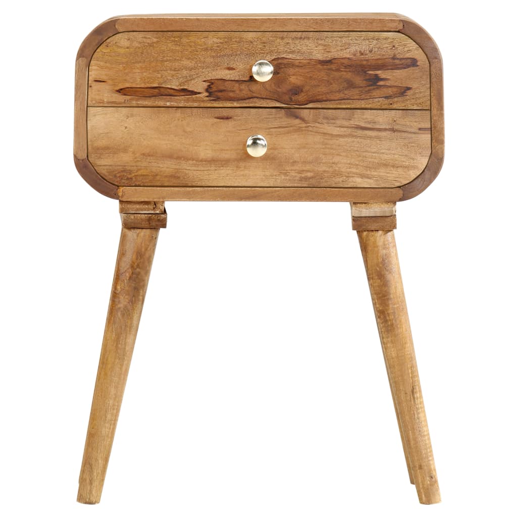 Table de chevet 43 x 30 x 58 cm Bois de manguier massif - XIOS
