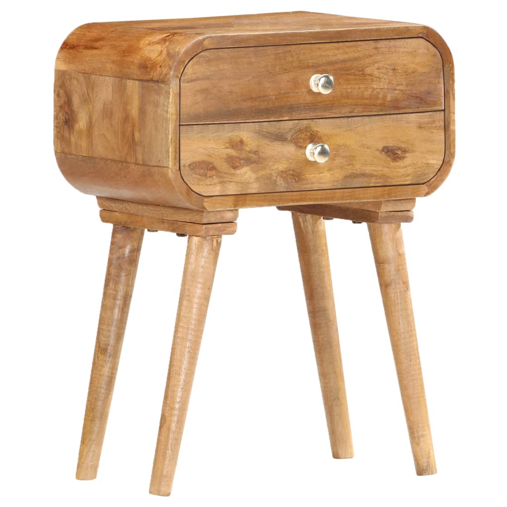 Table de chevet 43 x 30 x 58 cm Bois de manguier massif - XIOS