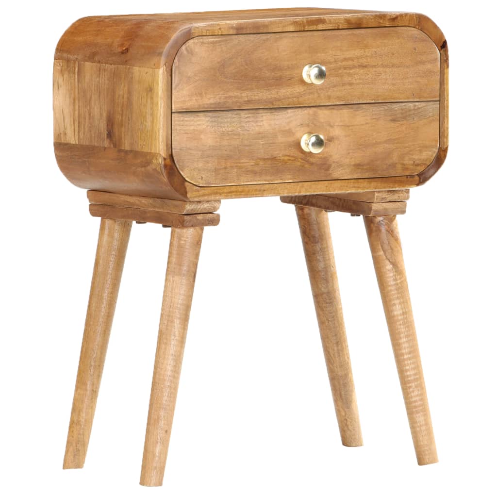 Table de chevet 43 x 30 x 58 cm Bois de manguier massif - XIOS