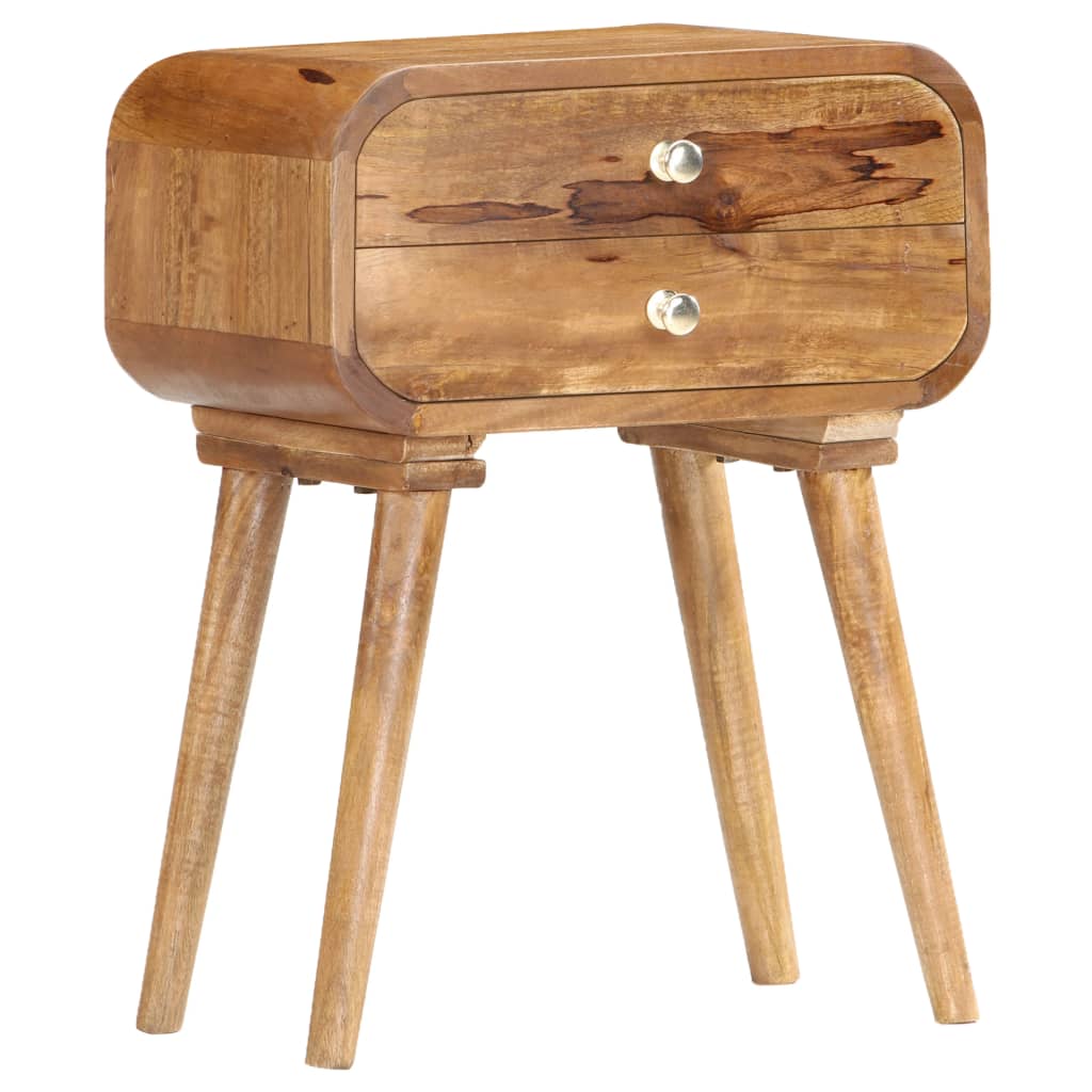 Table de chevet 43 x 30 x 58 cm Bois de manguier massif - XIOS