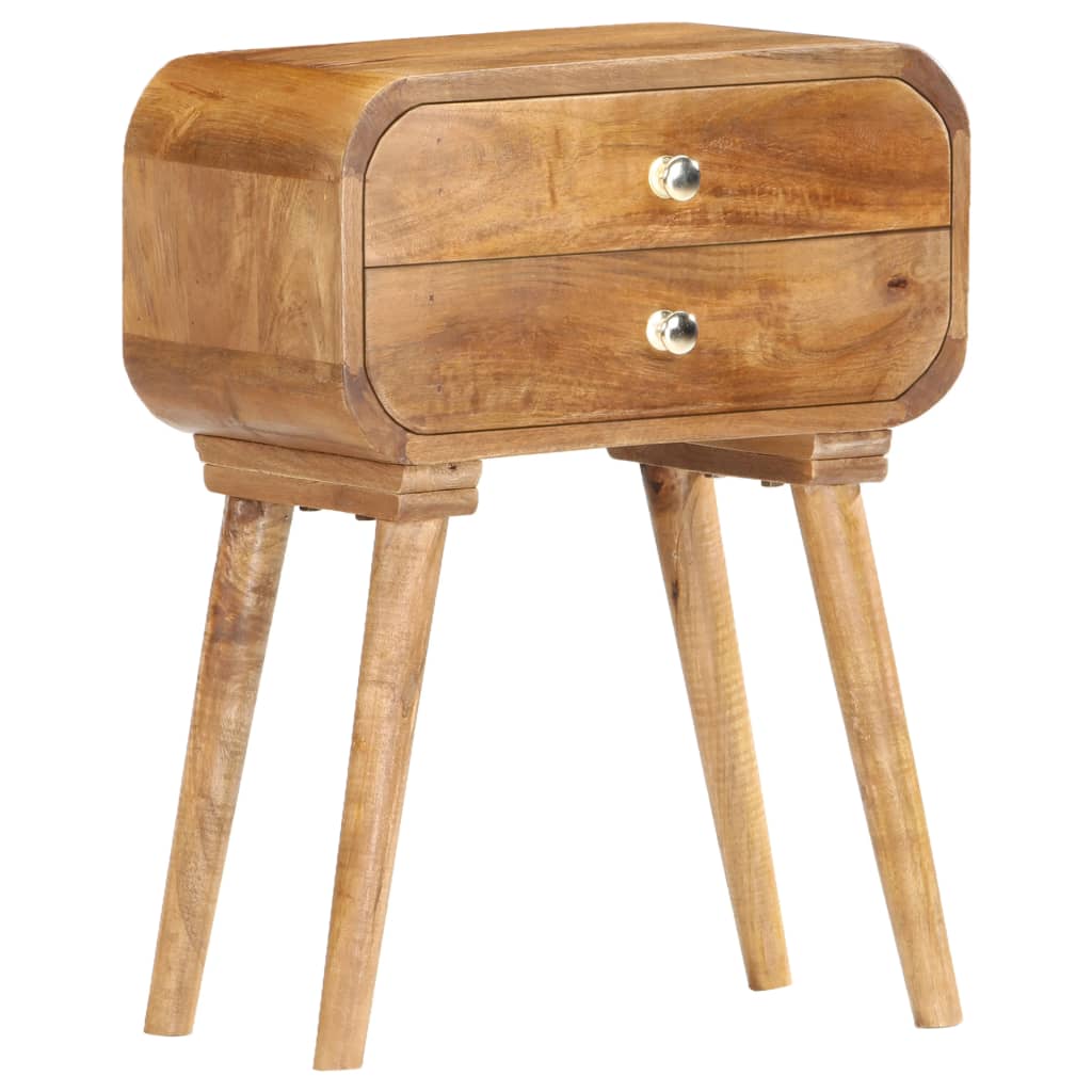 Table de chevet 43 x 30 x 58 cm Bois de manguier massif - XIOS