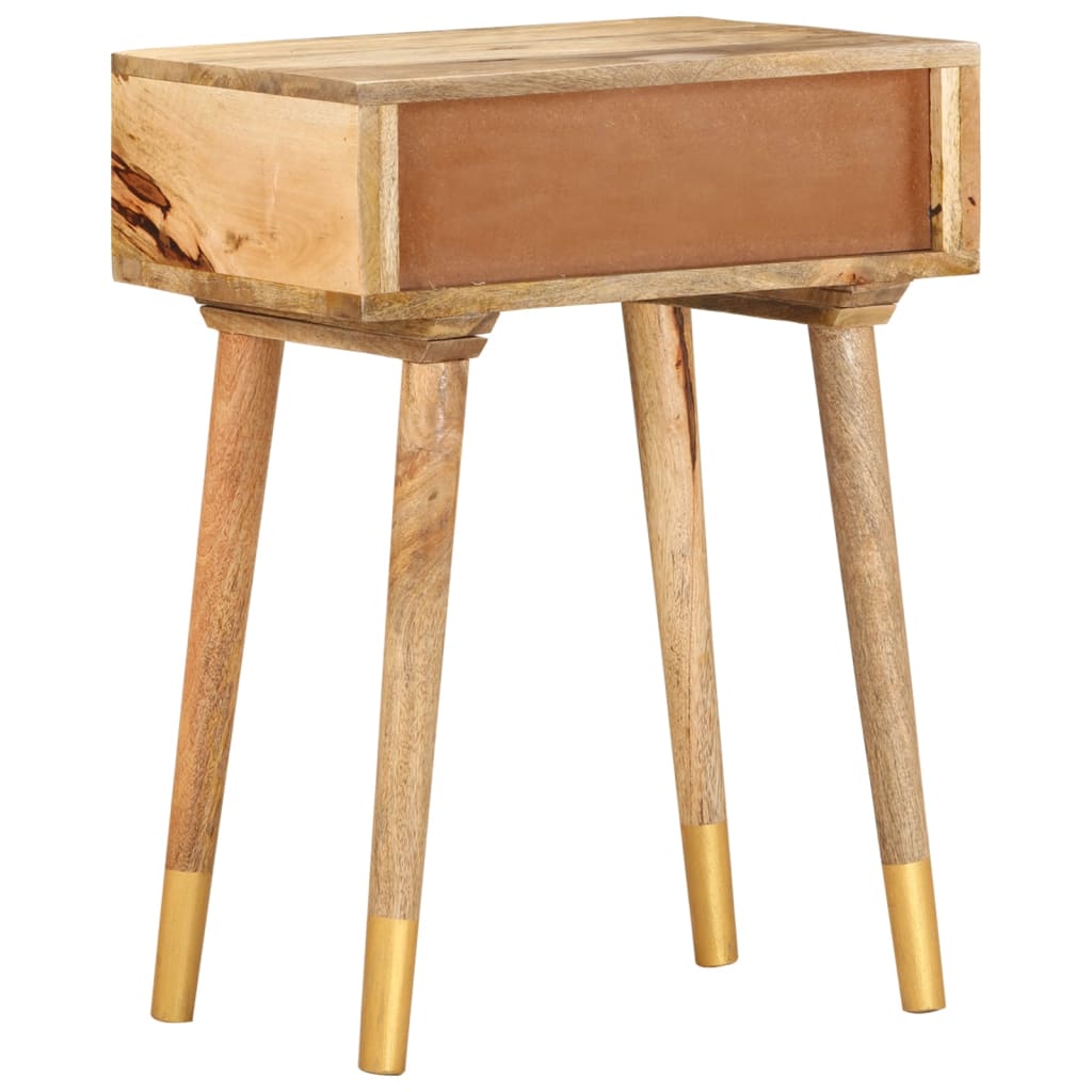 Table de chevet 43 x 30 x 58 cm Bois de manguier massif - XIOS