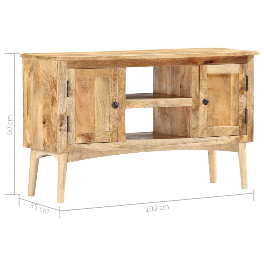 Buffet 100x35x60 cm Bois de manguier massif - XIOS