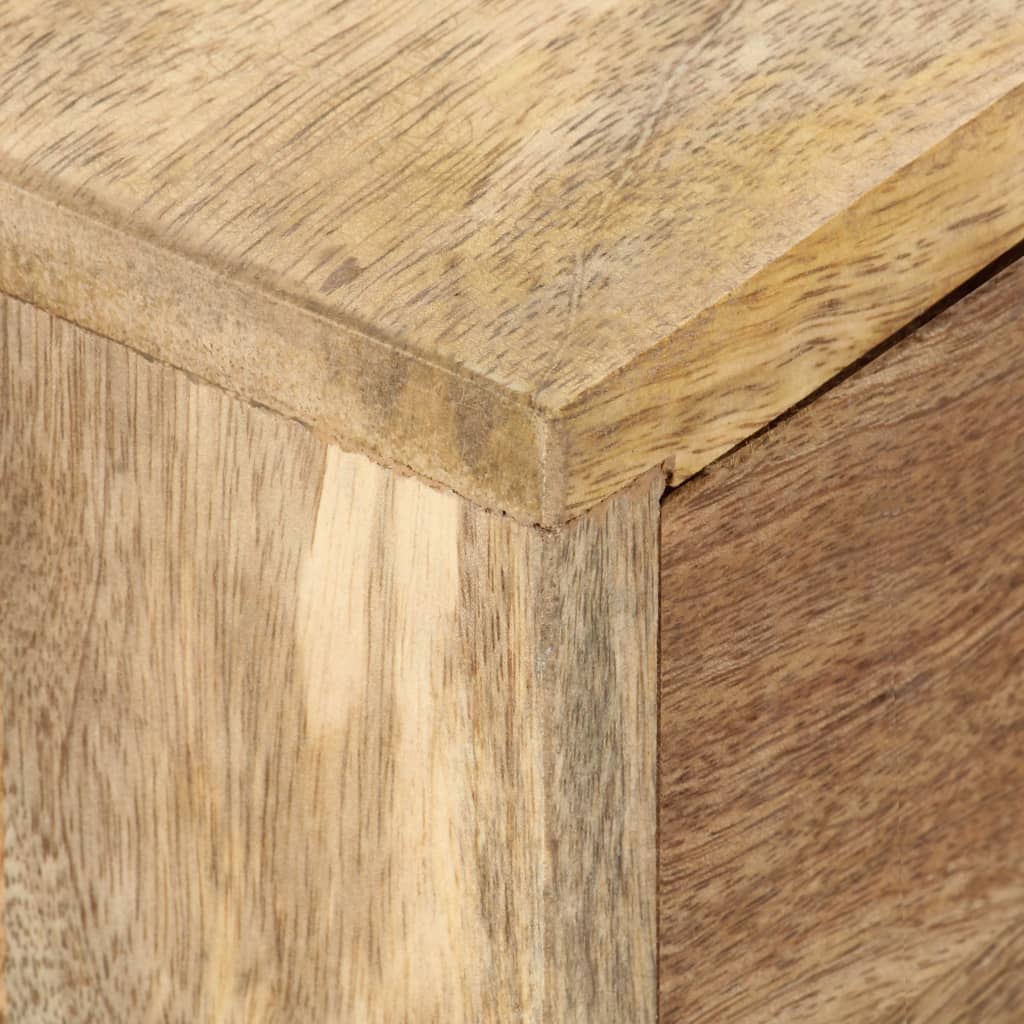 Meuble TV 140x30x50 cm Bois massif de manguier - XIOS