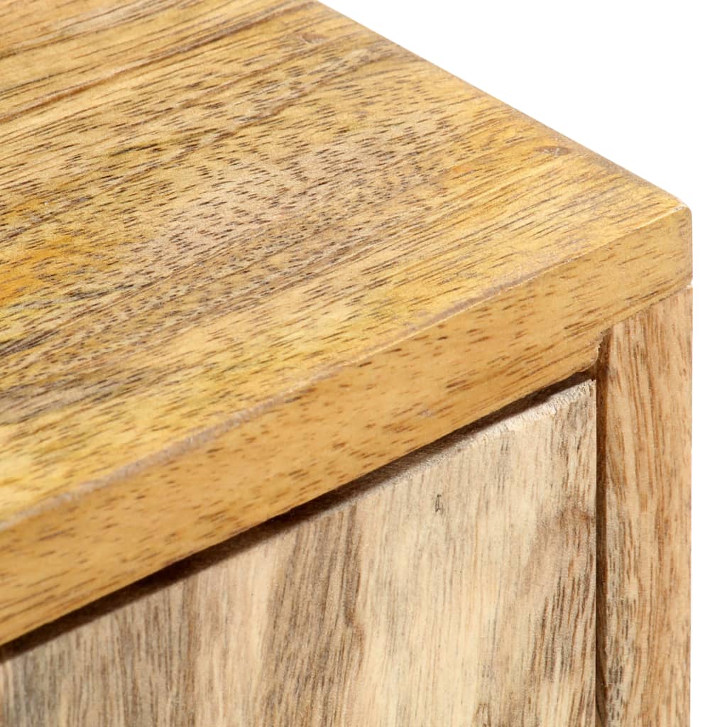 Meuble TV 140x30x50 cm Bois massif de manguier - XIOS