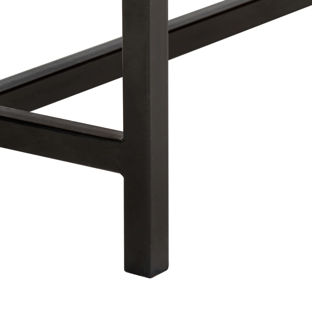 Meuble TV 140x30x50 cm Bois massif de manguier - XIOS