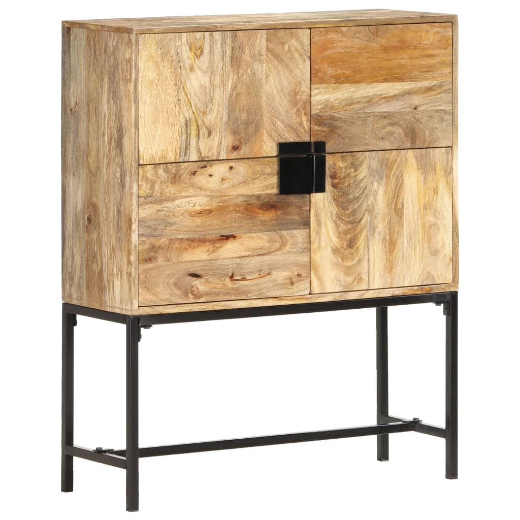 Buffet 80x30x100 cm Bois de manguier massif