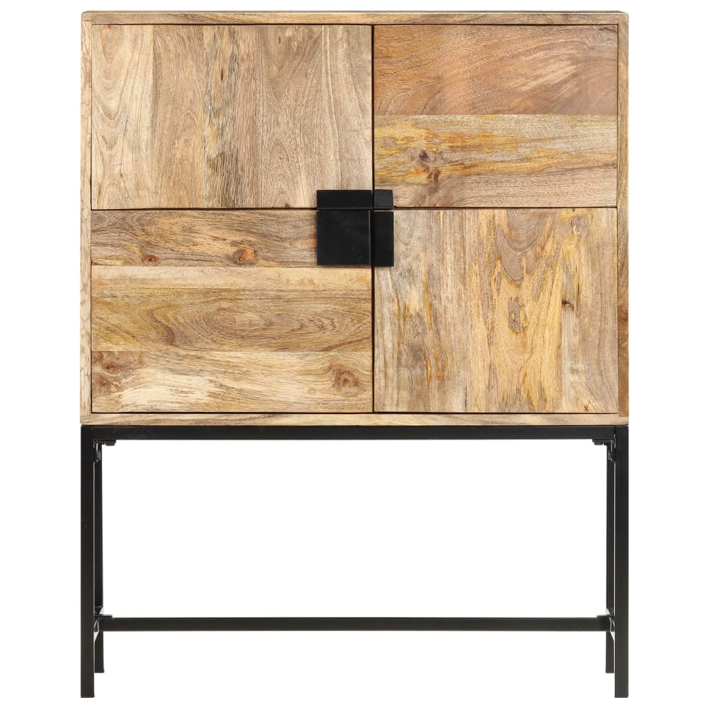 Buffet 80x30x100 cm Bois de manguier massif