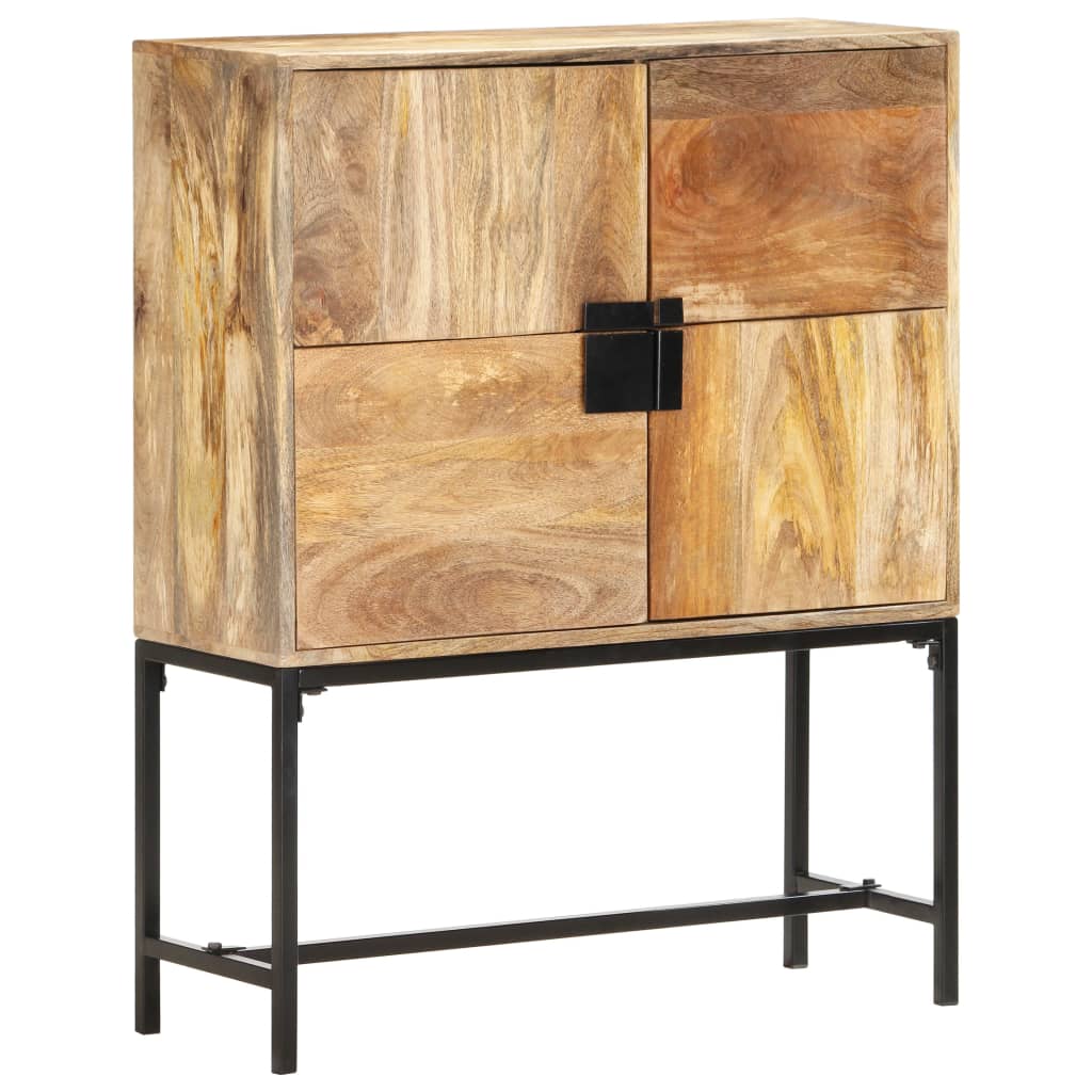 Buffet 80x30x100 cm Bois de manguier massif