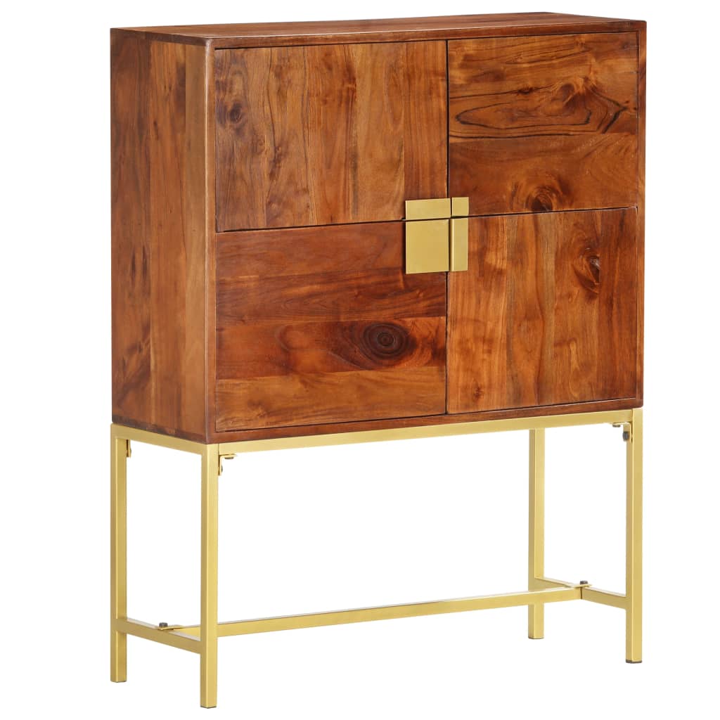 Buffet 80x30x100 cm Bois d'acacia solide