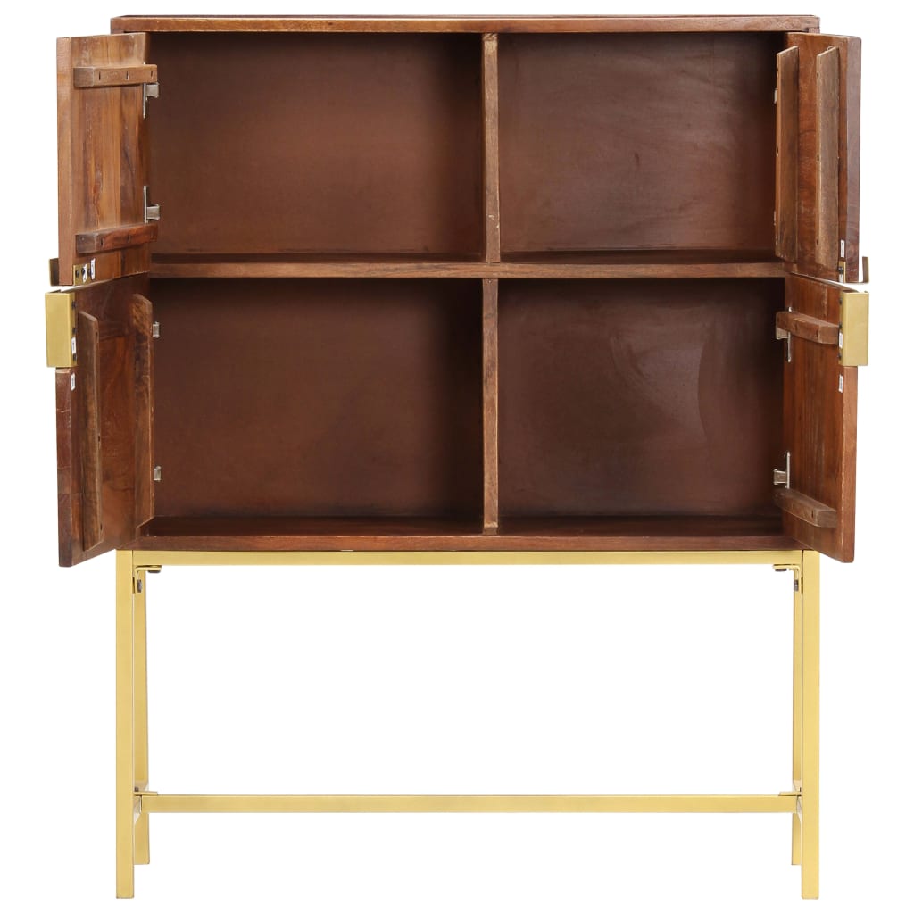 Buffet 80x30x100 cm Bois d'acacia solide