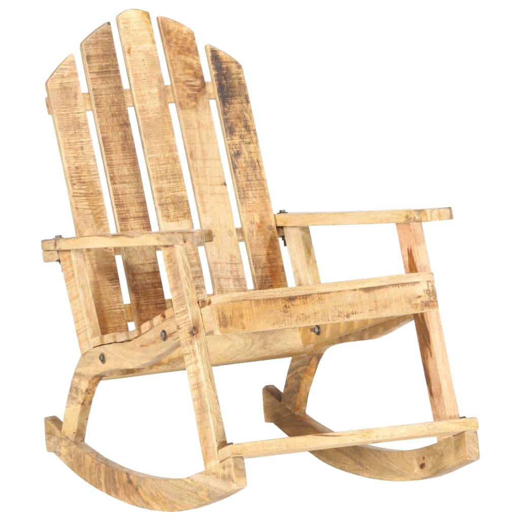 Chaise à bascule de jardin Bois de manguier solide - XIOS