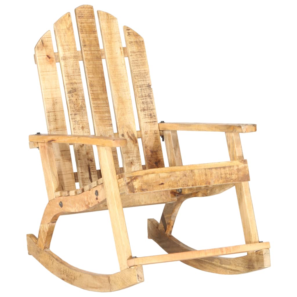 Chaise à bascule de jardin Bois de manguier solide - XIOS