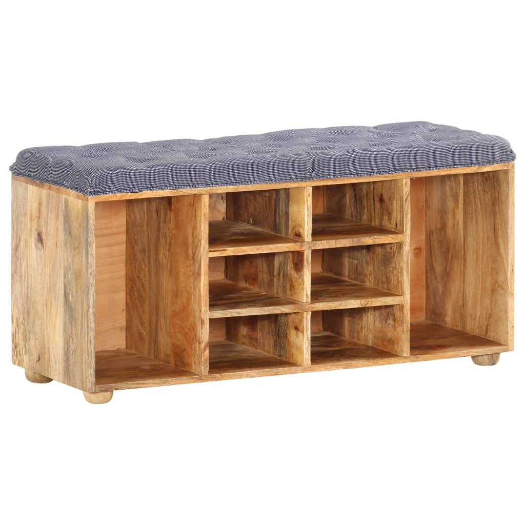 Banc d'entrée 100x35x47 cm Bois de manguier solide - XIOS