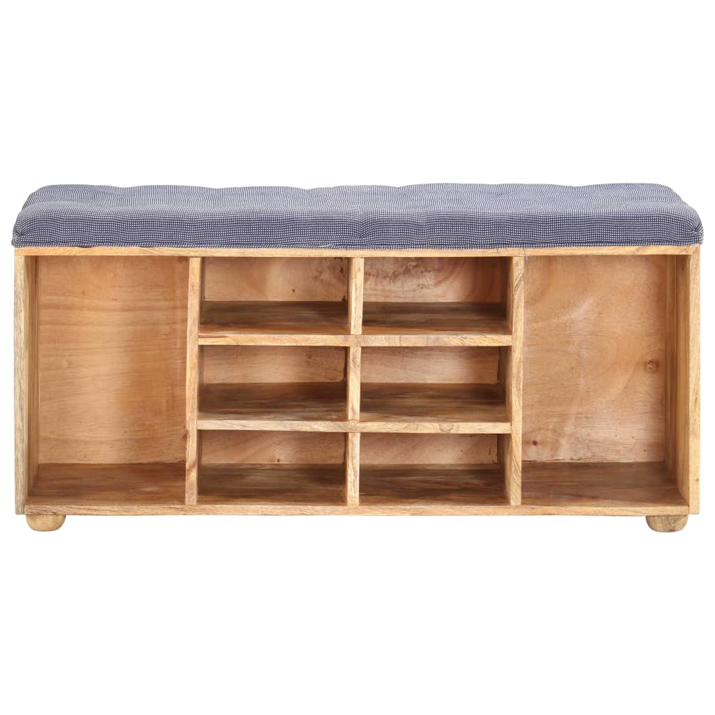 Banc d'entrée 100x35x47 cm Bois de manguier solide - XIOS