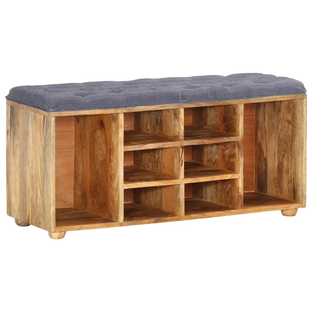 Banc d'entrée 100x35x47 cm Bois de manguier solide - XIOS