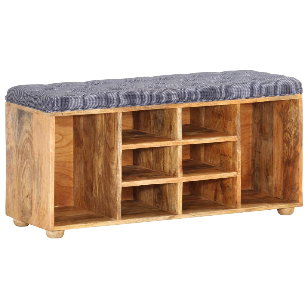Banc d'entrée 100x35x47 cm Bois de manguier solide - XIOS