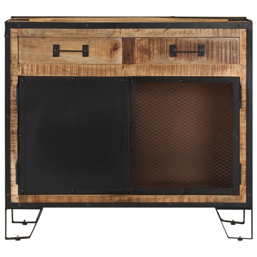 Buffet 80x31x71 cm Bois de manguier massif brut - XIOS