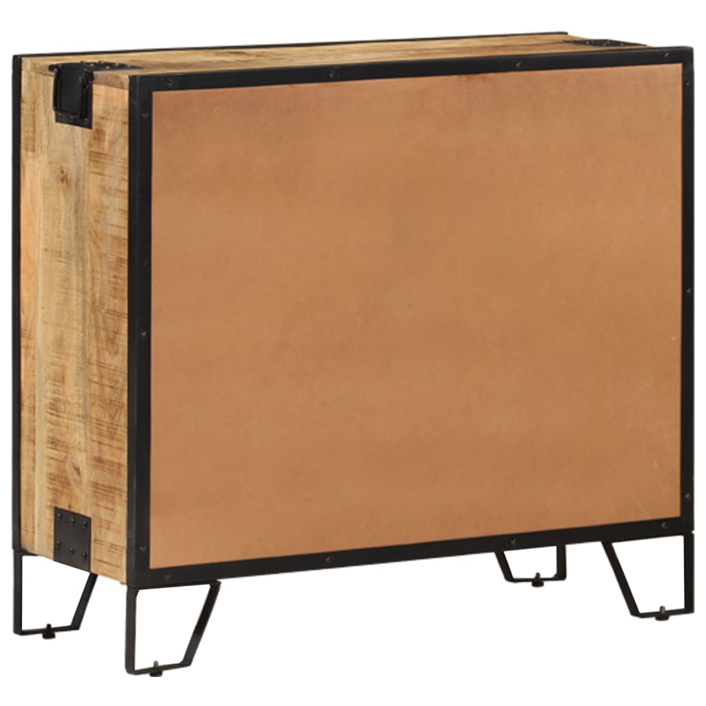 Buffet 80x31x71 cm Bois de manguier massif brut - XIOS