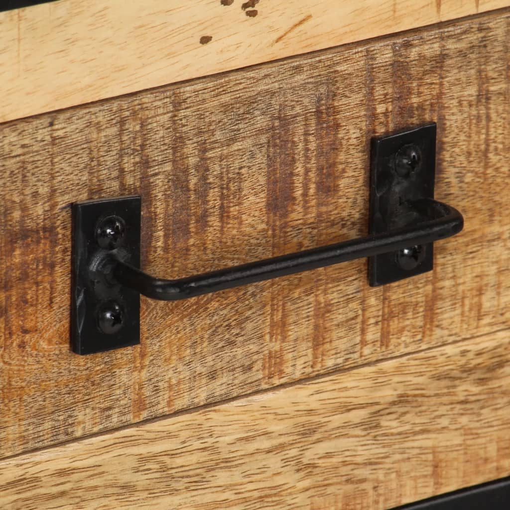 Buffet 80x31x71 cm Bois de manguier massif brut - XIOS