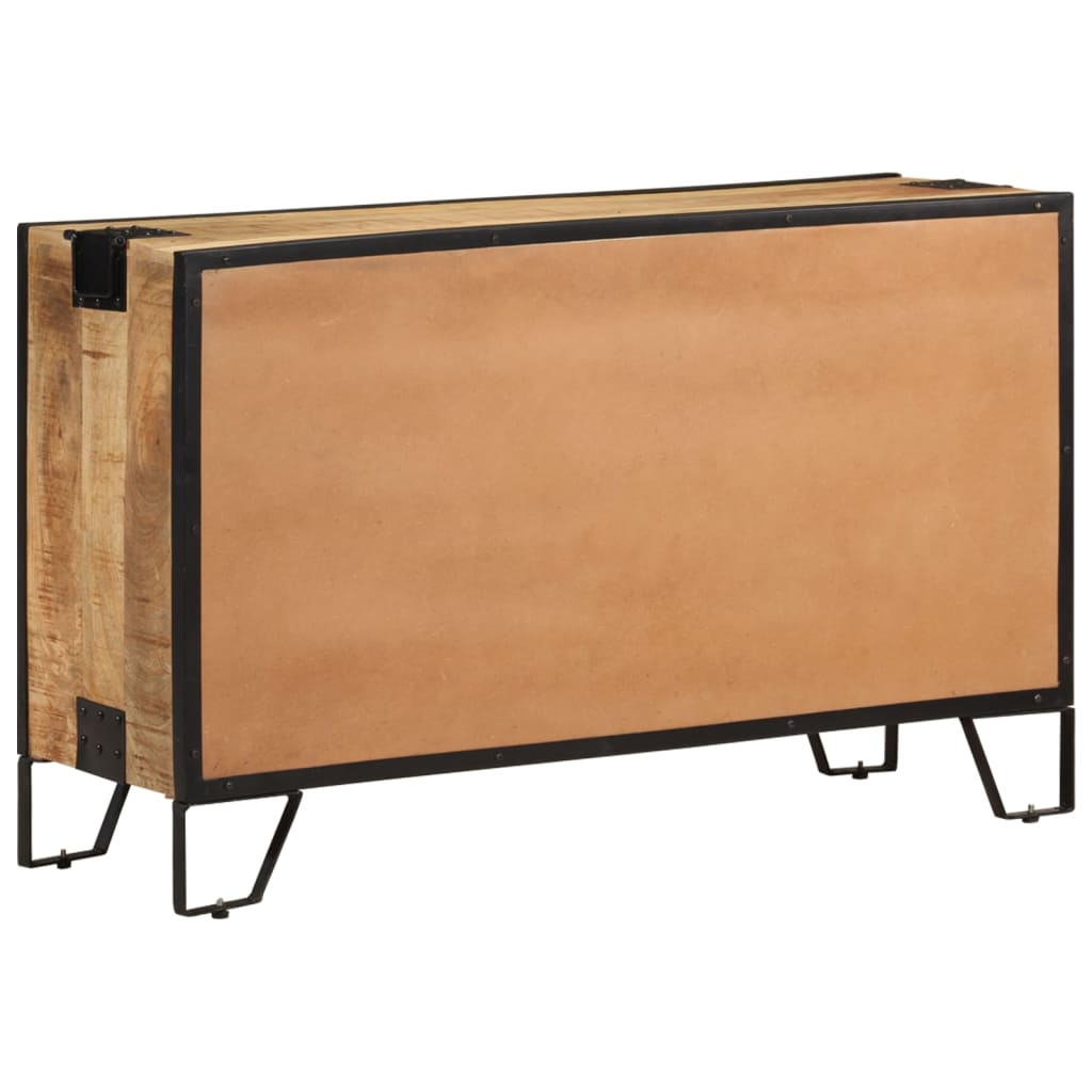 Buffet 100x31x60 cm Bois de manguier massif brut - XIOS
