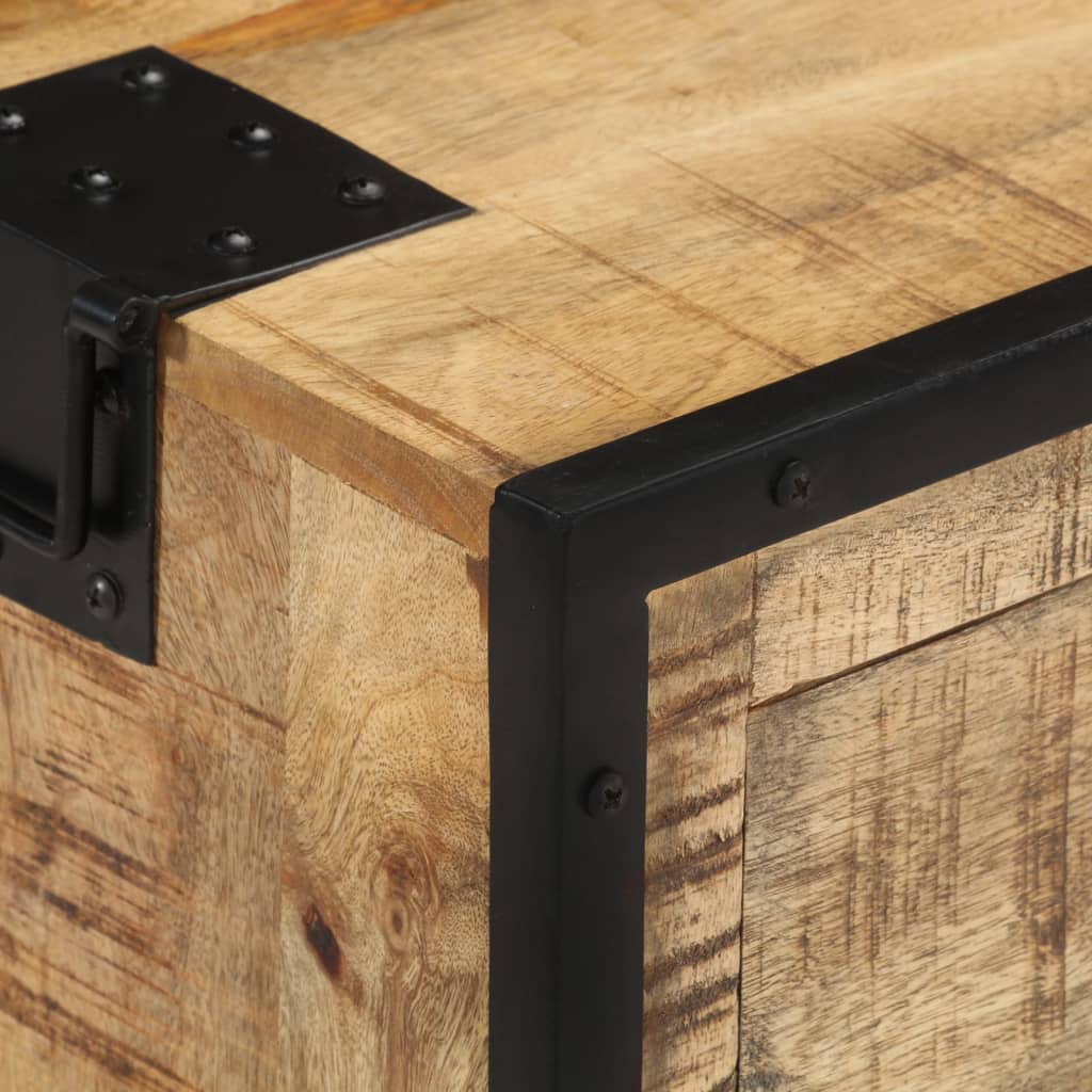 Buffet 100x31x60 cm Bois de manguier massif brut - XIOS