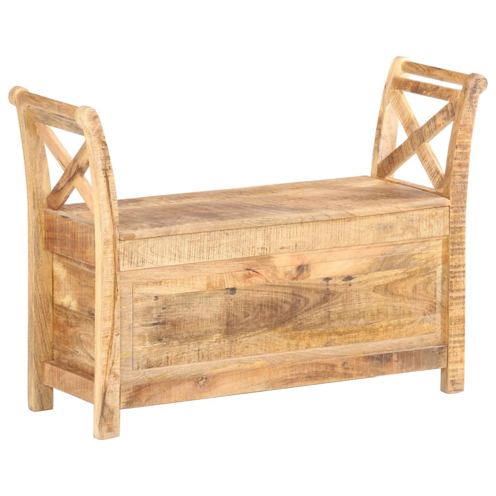 Banc d'entrée 103x33x72 cm Bois de manguier solide - XIOS