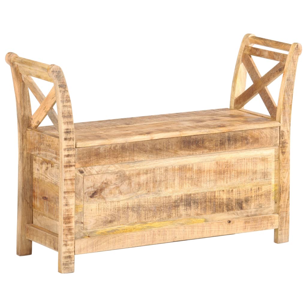 Banc d'entrée 103x33x72 cm Bois de manguier solide - XIOS