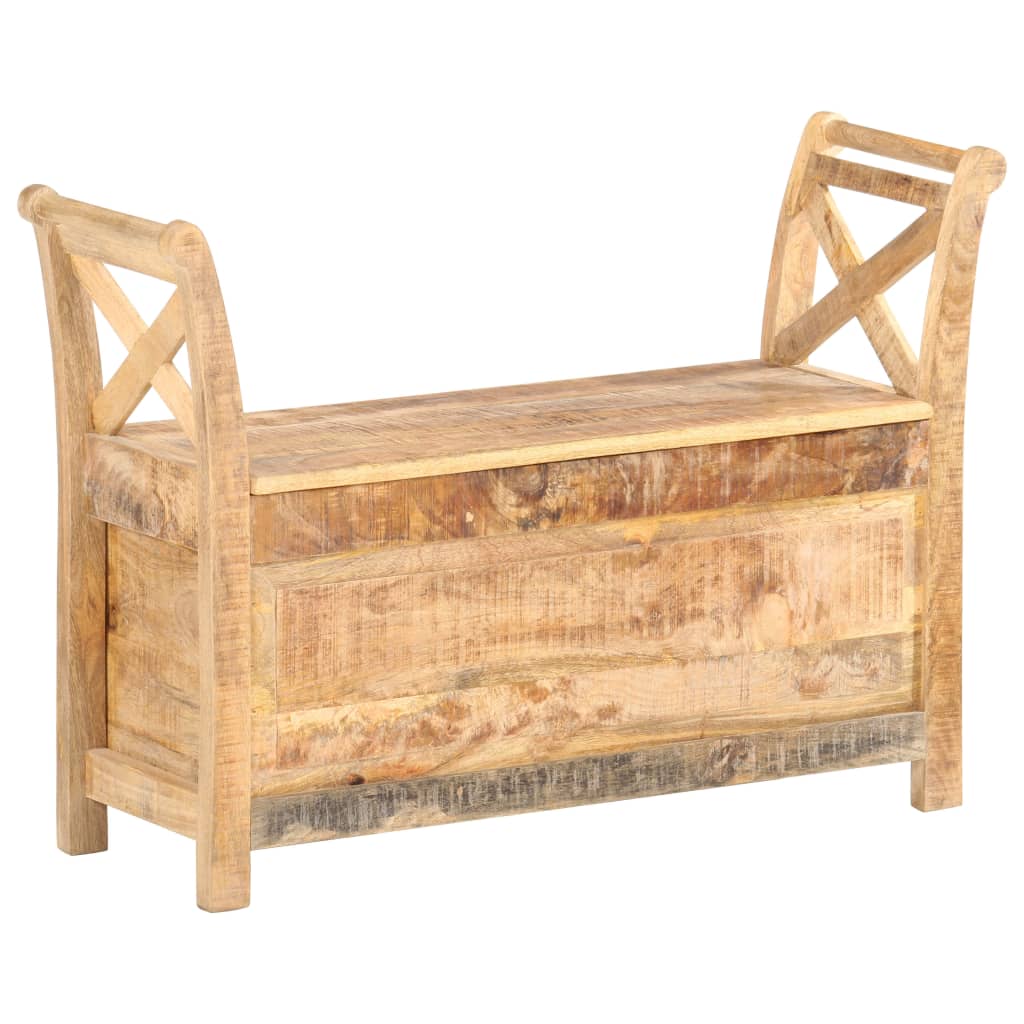Banc d'entrée 103x33x72 cm Bois de manguier solide - XIOS