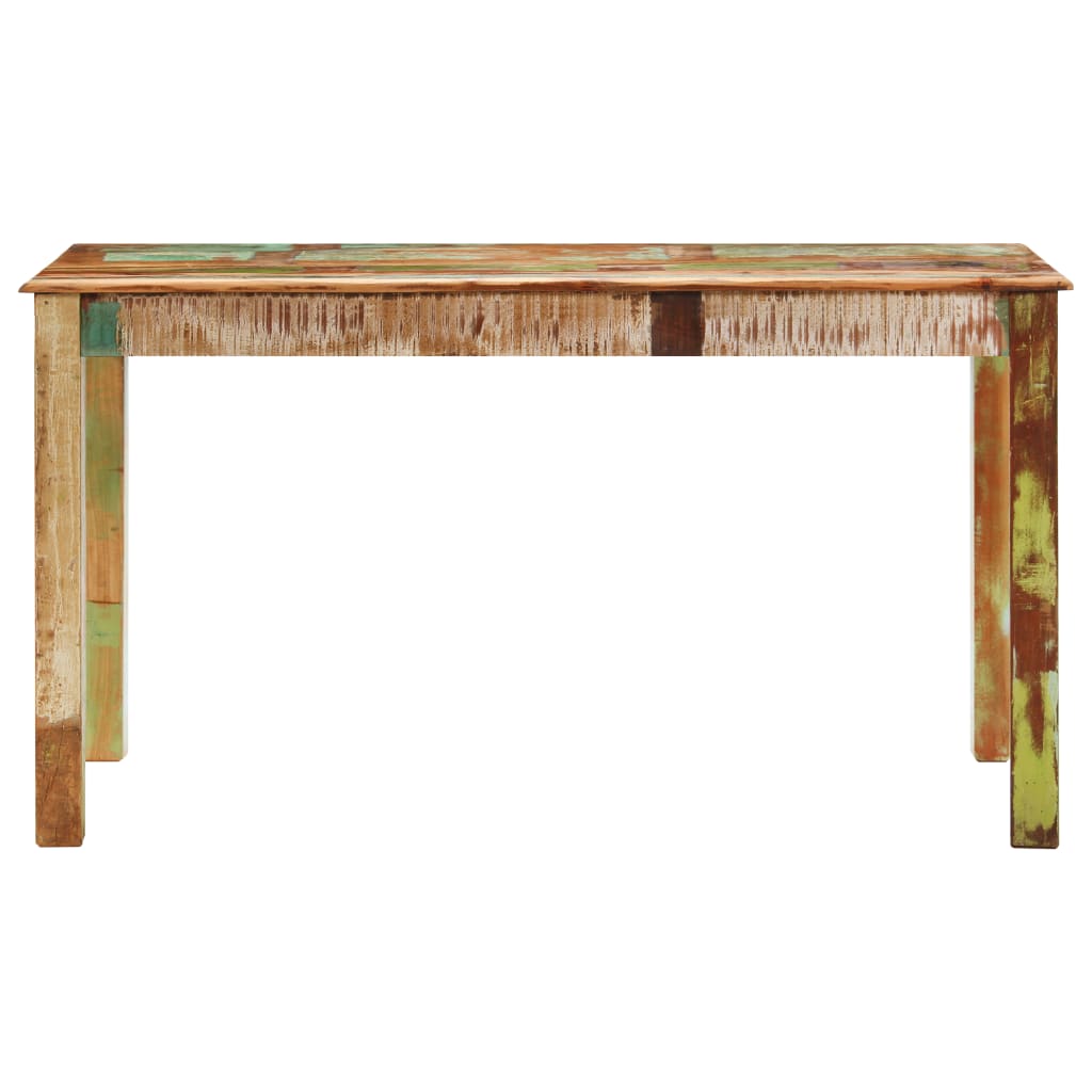 Table de salle à manger Bois de récupération solide 140x70x76cm - XIOS