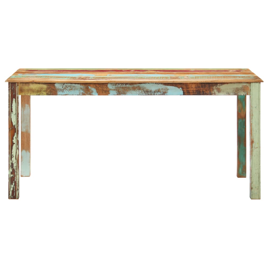 Table de salle à manger Bois de récupération solide 160x80x76cm - XIOS