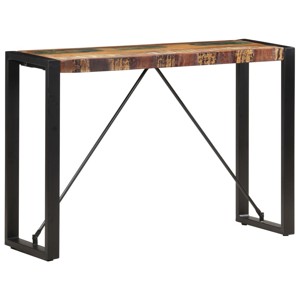 Table console 110x35x76 cm Bois de récupération massif - XIOS