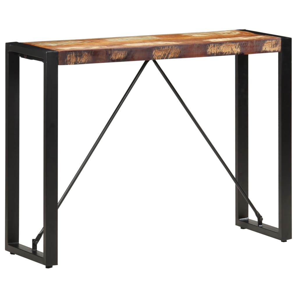 Table console 110x35x76 cm Bois de récupération massif - XIOS