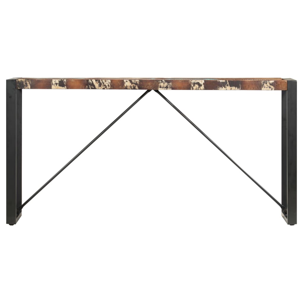 Table console 150x35x76 cm Bois de récupération massif - XIOS
