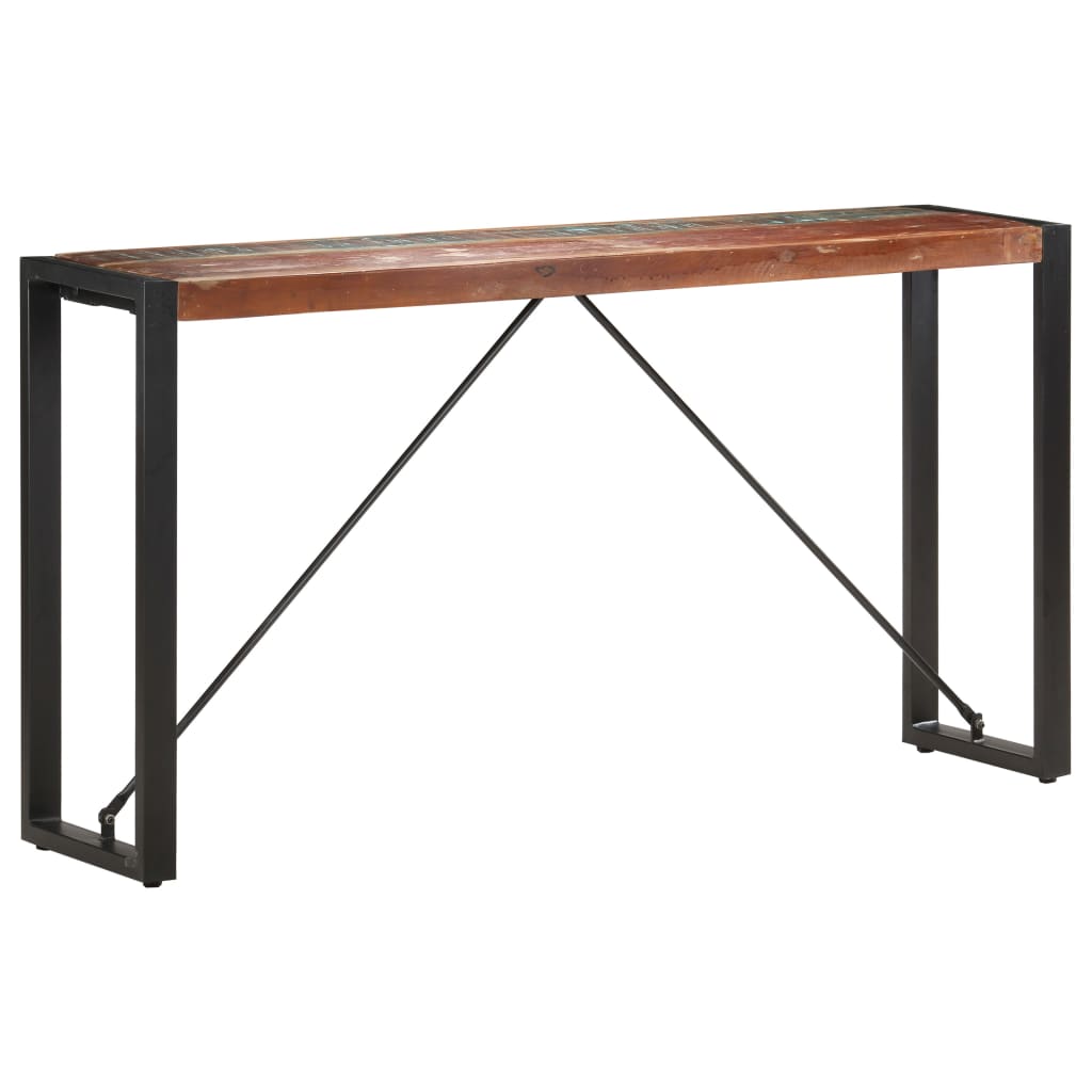 Table console 150x35x76 cm Bois de récupération massif - XIOS