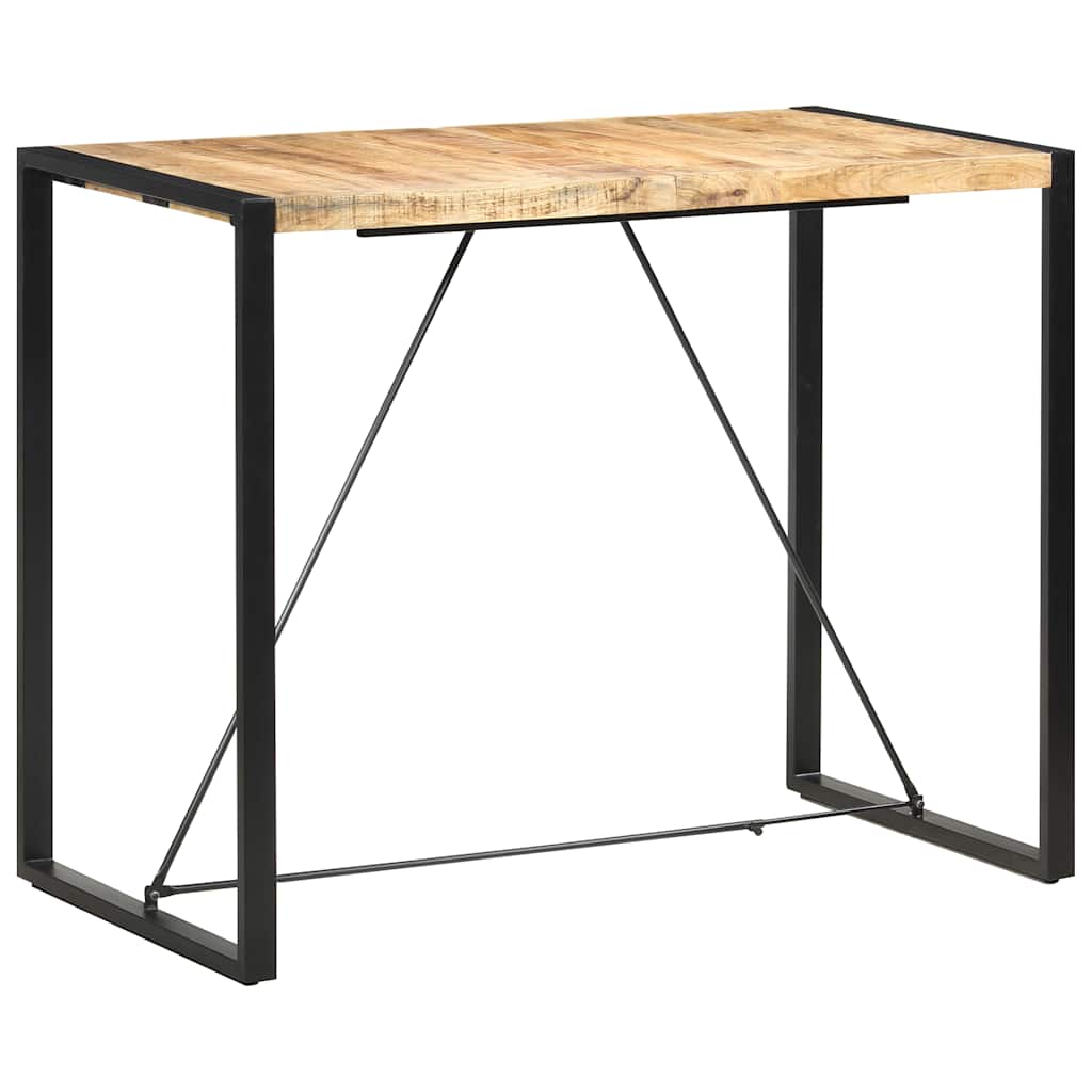 Table de bar 140x70x110 cm Bois de manguier massif - XIOS