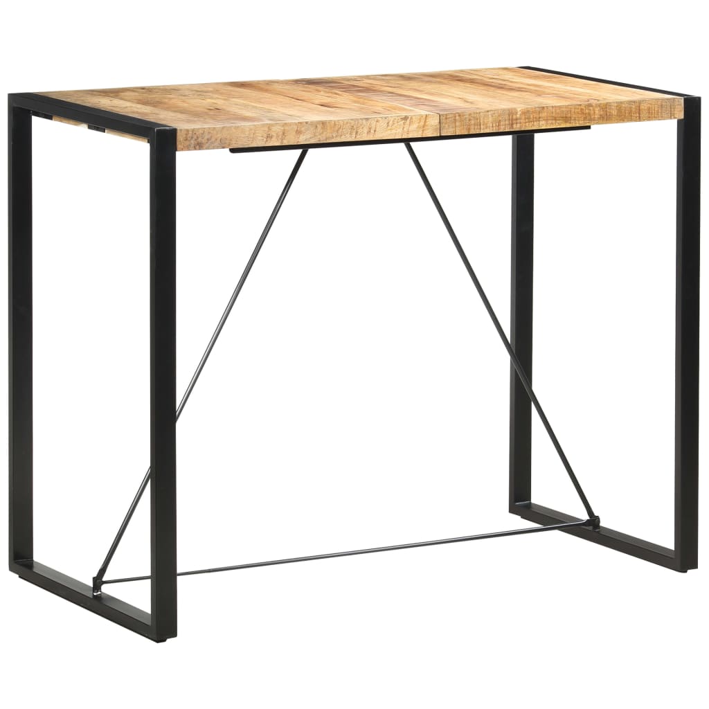 Table de bar 140x70x110 cm Bois de manguier massif - XIOS
