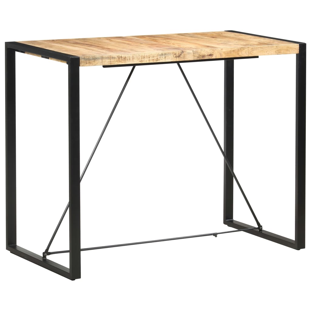 Table de bar 140x70x110 cm Bois de manguier massif - XIOS