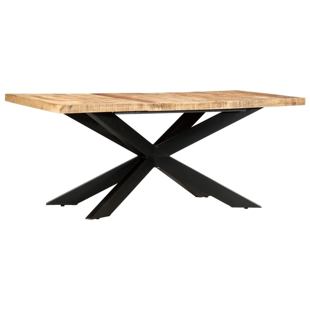 Table à dîner 180x90x76 cm Bois de manguier brut solide